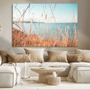 Golden Beach Grass Wall Art Canvas Print – Ocean Breeze Soft by MyGreatCanvas | Canvas Wall Art Prints | Photo Prints & Wall Decor