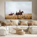 Western Cowboys Wall Art Canvas Print – Framed Rustic by MyGreatCanvas | Canvas Wall Art Prints | Photo Prints & Wall Decor