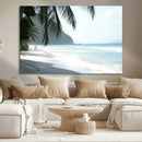 Tropical Beach Wall Art Canvas Print – Framed Serene Ocean by MyGreatCanvas | Canvas Wall Art Prints | Photo Prints & Wall Decor