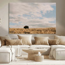 American Wild Bison Wall Art Canvas Print – Framed Rustic by MyGreatCanvas | Canvas Wall Art Prints | Photo Prints & Wall Decor