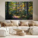 Autumn Forest Wall Art Canvas Print – Framed Fall Woodland by MyGreatCanvas | Canvas Wall Art Prints | Photo Prints & Wall Decor