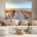 Ocean Sunset Wall Art Canvas Print – Nautical Beach