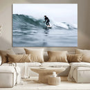 Surfer on Wave Wall Art Canvas Print – Framed Ocean by MyGreatCanvas | Canvas Wall Art Prints | Photo Prints & Wall Decor
