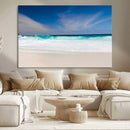 Ocean Breeze Wall Art Canvas Print, Aqua Waves and Coastal by MyGreatCanvas | Canvas Wall Art Prints | Photo Prints & Wall Decor