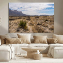 Texas Desert Landscape Wall Art Canvas Print – Rugged by MyGreatCanvas | Canvas Wall Art Prints | Photo Prints & Wall Decor