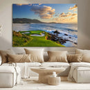 Pebble Beach Golf Links Wall Art Canvas Print – Iconic by MyGreatCanvas | Canvas Wall Art Prints | Photo Prints & Wall Decor