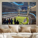 Chicago Dome Stadium Wall Art Canvas Print – Framed Modern