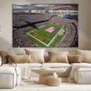 Chicago Bears Soldiers Field Wall Art Canvas Print – Framed