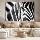 Zebra Stripes Wall Art Canvas Print – Black White Contrast by MyGreatCanvas | Canvas Wall Art Prints | Photo Prints & Wall Decor