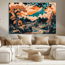 Japanese Landscape Wall Art Canvas Print – Mount Fuji by MyGreatCanvas | Canvas Wall Art Prints | Photo Prints & Wall Decor