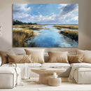 Marshland Wall Art Canvas Print – Serene Water Reflection by MyGreatCanvas | Canvas Wall Art Prints | Photo Prints & Wall Decor