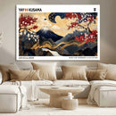 Yayoi Kusama Inspired Japanese Art Canvas Print – Framed by MyGreatCanvas | Canvas Wall Art Prints | Photo Prints & Wall Decor