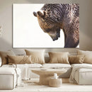Grizzly Bear Canvas Wall Art Print – Framed Wildlife Nature by MyGreatCanvas | Canvas Wall Art Prints | Photo Prints & Wall Decor
