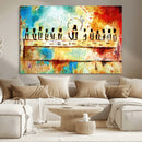 Abstract Last Supper Wall Art – Apostles Canvas Print by MyGreatCanvas | Canvas Wall Art Prints | Photo Prints & Wall Decor
