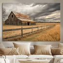 Rustic Farm Barn Wall Art Canvas Print, Stormy Sky Country by MyGreatCanvas | Canvas Wall Art Prints | Photo Prints & Wall Decor