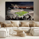 Epic Night Football Stadium Wall Art Canvas Print, Fireworks by MyGreatCanvas | Canvas Wall Art Prints | Photo Prints & Wall Decor
