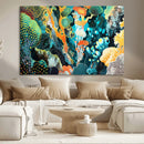 Vivid Underwater Coral Reef Wall Art Canvas Print, by MyGreatCanvas | Canvas Wall Art Prints | Photo Prints & Wall Decor