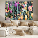 Colorful Desert Bloom Wall Art Canvas Print, Vibrant Cacti by MyGreatCanvas | Canvas Wall Art Prints | Photo Prints & Wall Decor