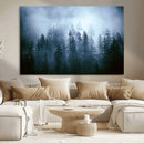 Foggy Pines Misty Forest Wall Art Print by MyGreatCanvas | Canvas Wall Art Prints | Photo Prints & Wall Decor