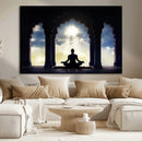 Women and Yoga Wall Art Canvas Print