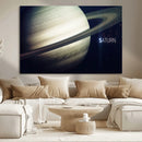 Framed Saturn Wall Art Canvas Print