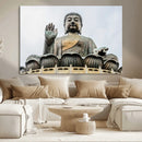 Buddha Statue Wall Art Canvas Print