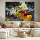 Kithen Vegetables World Wall Art Canvas Print