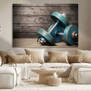 Dambell and Sport Wall Art Canvas Print by MyGreatCanvas | Canvas Wall Art Prints | Photo Prints & Wall Decor