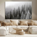 Big Foggy Forest and Misty Trees Forest Wall Art Canvas by MyGreatCanvas | Canvas Wall Art Prints | Photo Prints & Wall Decor