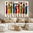 Abstract African Women Wall Art Canvas Print by MyGreatCanvas | Canvas Wall Art Prints | Photo Prints & Wall Decor