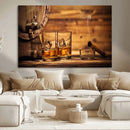 Rustic Whiskey and Barrel Canvas Print by MyGreatCanvas | Canvas Wall Art Prints | Photo Prints & Wall Decor