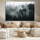 Foggy Forest Wall Art Canvas Print | 3 Panel Large Misty by MyGreatCanvas | Canvas Wall Art Prints | Photo Prints & Wall Decor