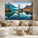 Crystal Clear Lake Wall Art | Mountains Wall Art Canvas | 3 by MyGreatCanvas | Canvas Wall Art Prints | Photo Prints & Wall Decor