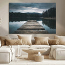 Wooden Bridge Near Lake Wall Art Canvas Print by MyGreatCanvas | Canvas Wall Art Prints | Photo Prints & Wall Decor
