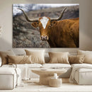 Framed Big Cow Animal Wall Art Canvas Print by MyGreatCanvas | Canvas Wall Art Prints | Photo Prints & Wall Decor