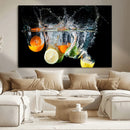 Kitchen Wall Art, Kitchen Fruits Art Canvas Print