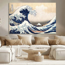 Wall Art Kanagawa Canvas Artwork Abstract Print