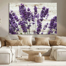 Lavender Canvas Wall Art Flower Print