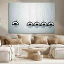 Newton's Cradle Wall Art Canvas Print, Framed Newton Cradle