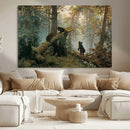 Grizzly Bear Cubs Wall Art Canvas Print by MyGreatCanvas | Canvas Wall Art Prints | Photo Prints & Wall Decor