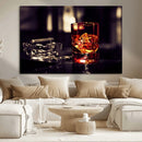 Whiskey and Cigar Canvas – Luxurious Wall Art for Home or