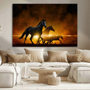 Horse Wall Art Canvas Print, Multi Panel Animal Canvas Print