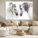 White Horse Wall Art Animal Canvas Print by MyGreatCanvas | Canvas Wall Art Prints | Photo Prints & Wall Decor