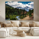 San Juan Nal Forest Wall Art Landscape Canvas Print