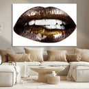 Close Up Lips Wall Art Canvas Print by MyGreatCanvas | Canvas Wall Art Prints | Photo Prints & Wall Decor