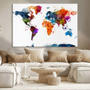 World Map Canvas Print – Detailed Map of the World Wall Art by MyGreatCanvas | Canvas Wall Art Prints | Photo Prints & Wall Decor