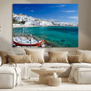 Santorini Wall Art Canvas Print