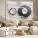 Vintage Cassette Tape Canvas Wall Art - Inspirational 'Life by MyGreatCanvas | Canvas Wall Art Prints | Photo Prints & Wall Decor