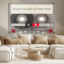 Music Cassette Iconic Wall Art Canvas Print by MyGreatCanvas | Canvas Wall Art Prints | Photo Prints & Wall Decor