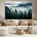 Captivating Misty Forest Wall Art Canvas, Premium Canvas by MyGreatCanvas | Canvas Wall Art Prints | Photo Prints & Wall Decor